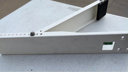 White Metal AC Wall Mounting Bracket used