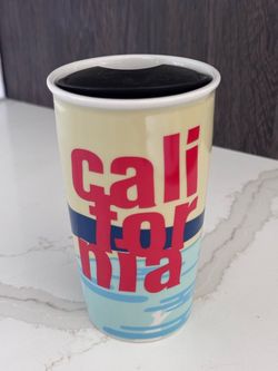 Starbucks California Ceramic Travel Tumbler
