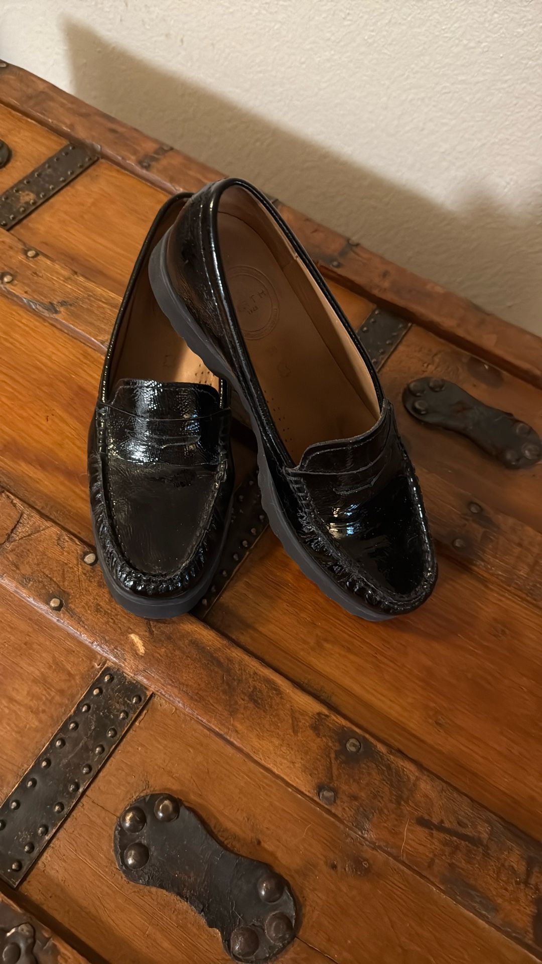 Real Pet Leather Penny Loafers