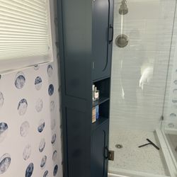 Tall Bathroom Storage Cabinet 67” 