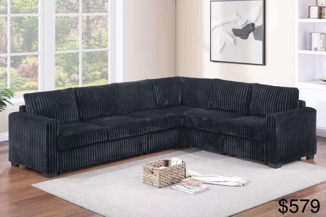 Corduroy Sectional Sofa