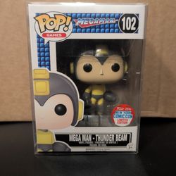 Funko Pop! Games Mega Man - Thunder Beam #102 NYCC 2016 Limited Edition New