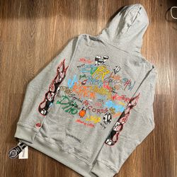 Gray Chrome Heart Matty Boy Jacket 