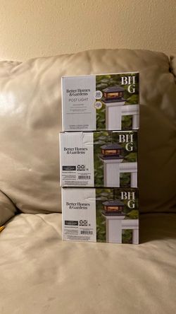 Better Homes & Gardens Solar Post Light – 3 Pack