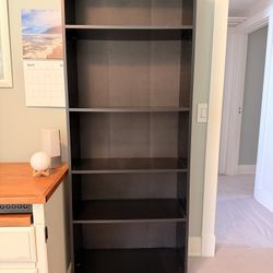Black IKEA Tall Bookshelve