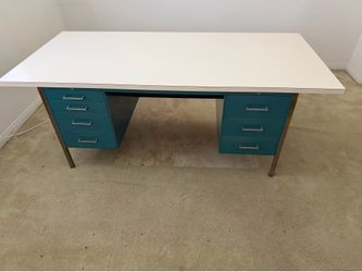 Retro Metal Desk