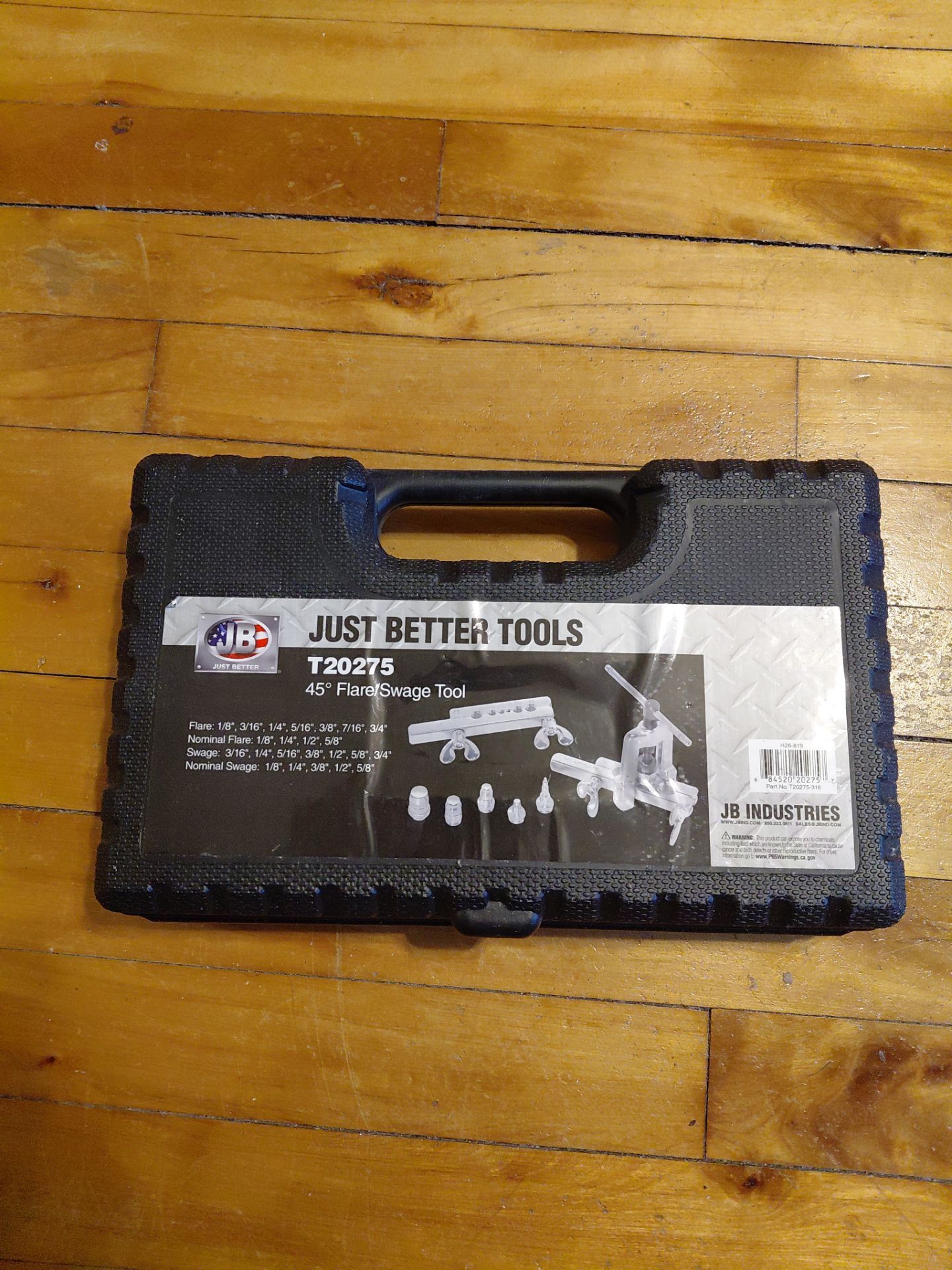JB Just Better Tools 45° flare kit