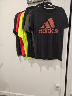 Nike Dri-FIT & Adidas Men's Athletic Shirt Bundle Size M (6 Shirts) Running Gym Workout