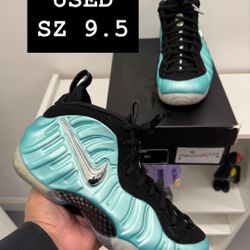 USED Nike Foamposite pro green Island SZ 9.5