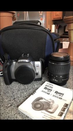 Canon EOS Rebel K2 3000v camera
