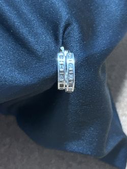 Silver Earrings Hoops 