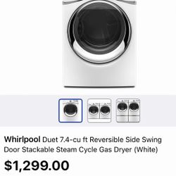 NIB- Whirlpool Duet Dryer