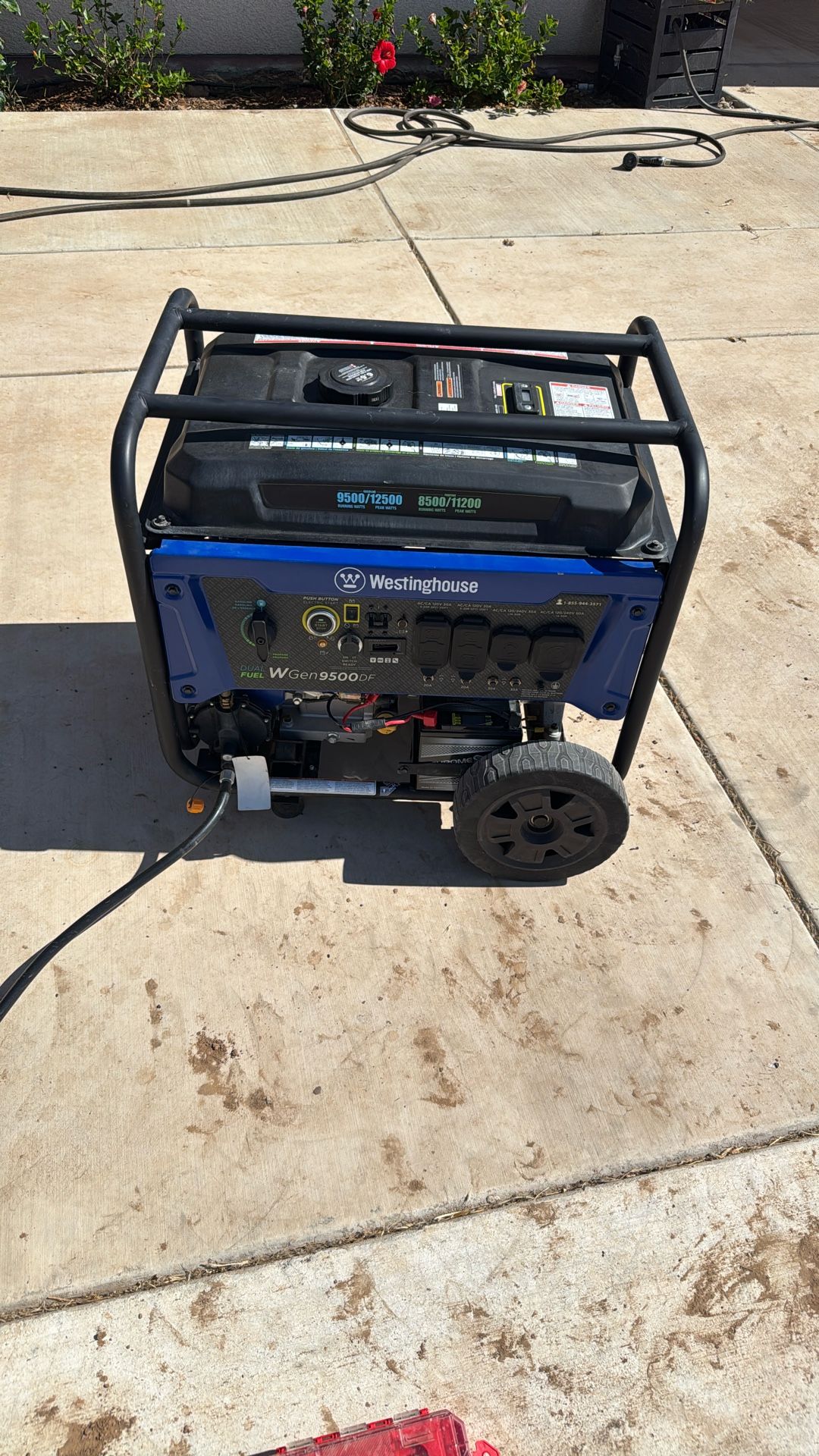 Westinghouse Dual Fuel 9500/12500 Generator 