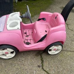 Pink Kids Car 