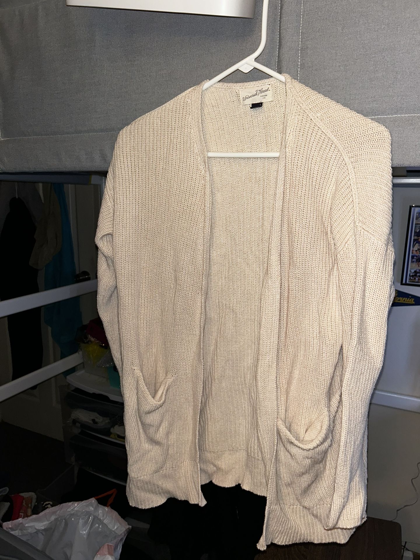 Target Beige Knit Cardigan