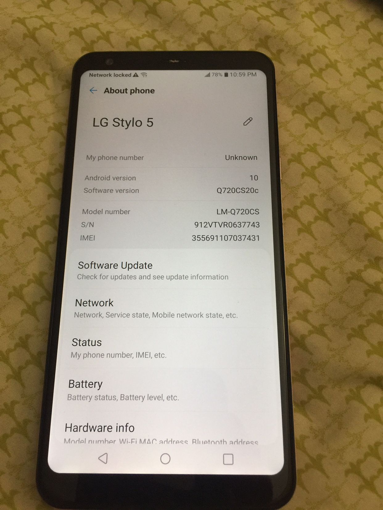 Lg Staylo 5 Cricket Phone