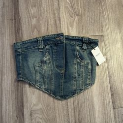Denim Tube Top (Forever 21)
