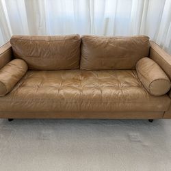 Article Sven 72” Leather Couch