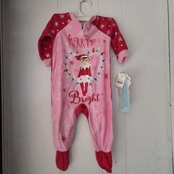 Elf On The Shelf Baby Onesie 