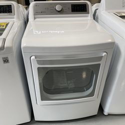 White 7.3 Cu. Ft. Smart WiFi Enabled Electric Dryer With Sensor Dry Technology