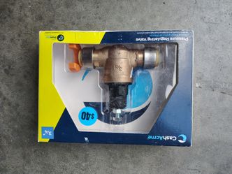 Pressure regulator valve 3/4 push to connect
