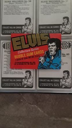 Elvis collector's cards