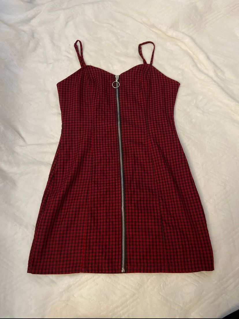Forever 21 Red And Black Mini Dress Size Small