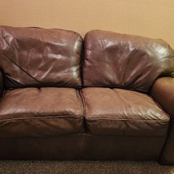 Real Leather Couch