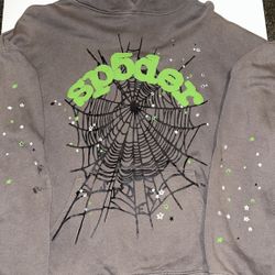 Grey Spider Hoodie 
