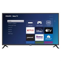Philips 42” 6500 Series 1080P FHD Roku Smart TV Brand New In Box 
