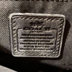 Silver/gray Coach Purse