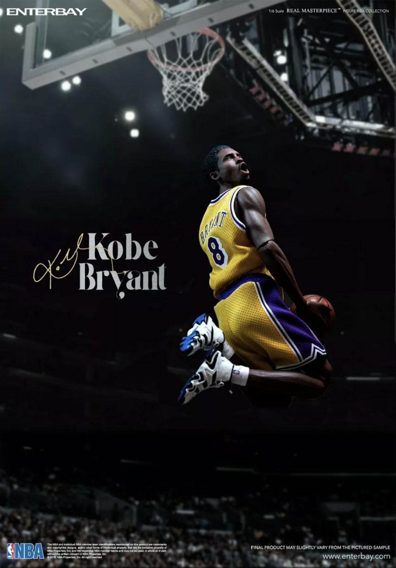 ENTERBAY NBA Collection KOBE BRYANT 2-pack ACTION FIGURE