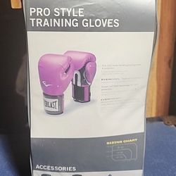 EVERLAST WOMEN'S BOXING PRO STYLE PINK 12 OZ. TRAINING GLOVES