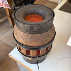 Accent Lamp Made From Antique Wagon Wheel