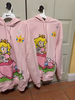 Super Mario Princess Peach Jumbo Print Hoodie
