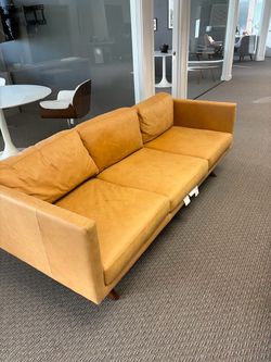 Lather sofa