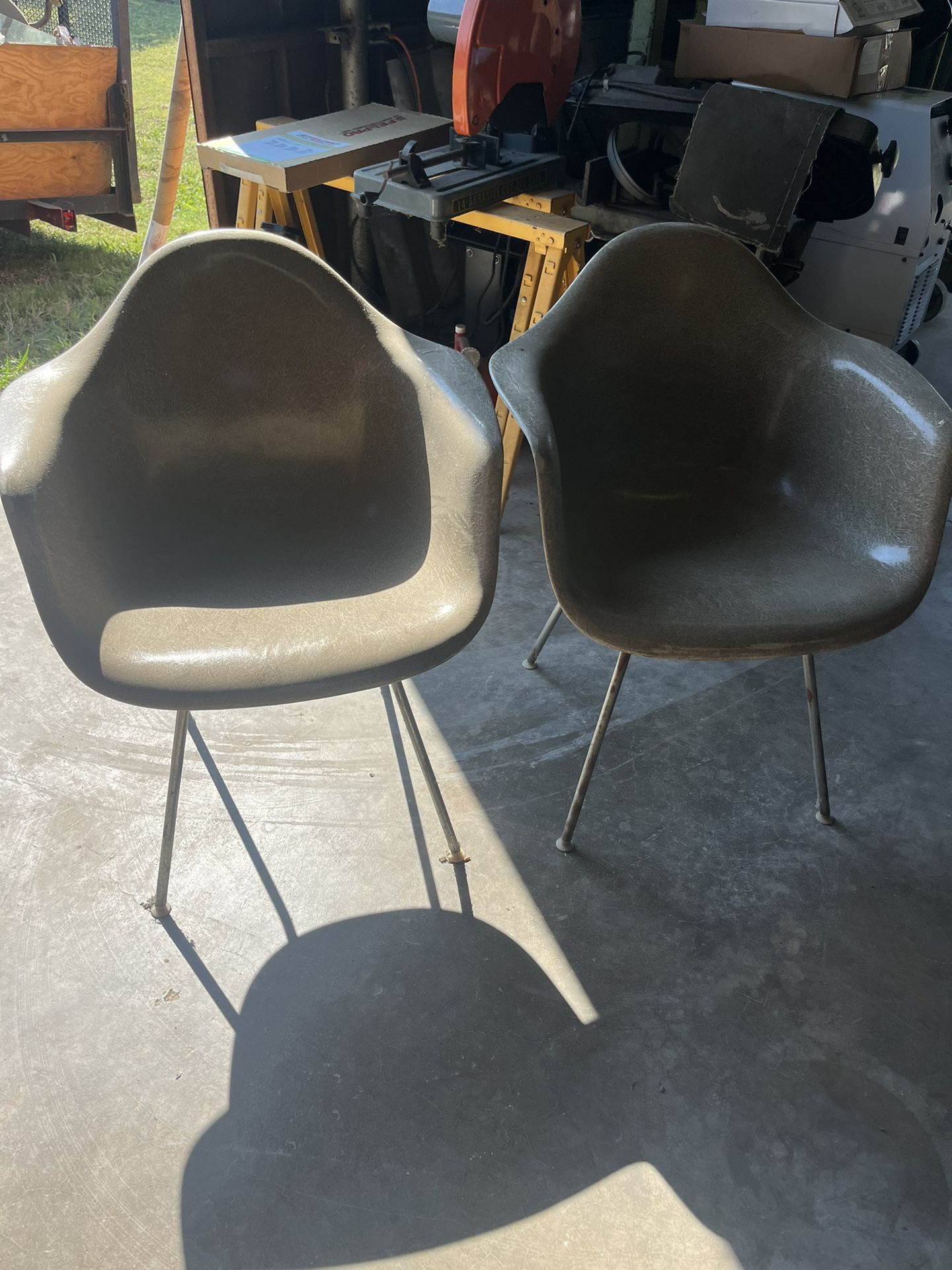 Set Of 2 1950s Chairs 