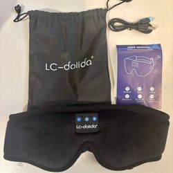 Sleep Mask with Bluetooth Wireless Headphones