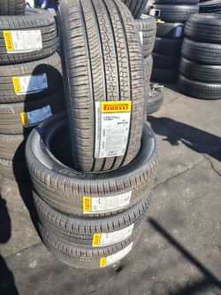 215/55/17 Pirelli, set of four tires installed and balanced, set de 4 llantas instaladas y balanceadas