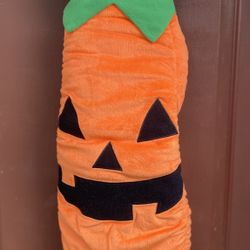 Halloween Plush Pumpkin Dog & Cat  Costume XL