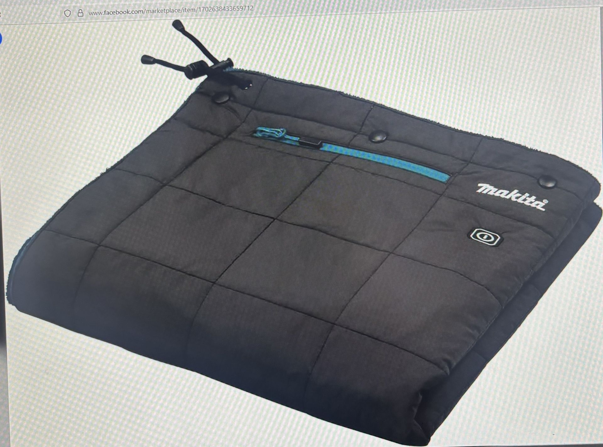 Makita DCB200A 18V LXT Lithium-ion Cordless Heated Blanket (Blanket Only) 
