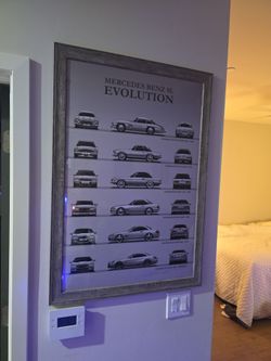 Mercedes-Benz SL550 framed art