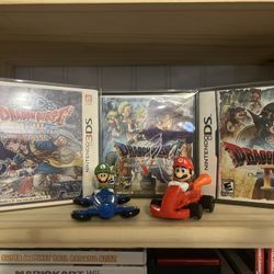 Nintendo Ds 3ds Dragon Quest 4,5 And 8 Sealed