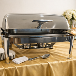 Stainless steel buffet chafing dish food warmer