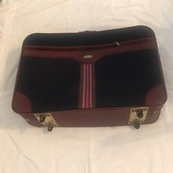 Regency Gray Vinyl Suitcase $10