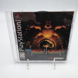 Mortal Kombat 4 (PS1) Disc Only TESTED - Works Well - Resurfaced TESTED/WORKS