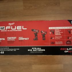 M12 Milwaukee 1/2 Impact Drill (New)