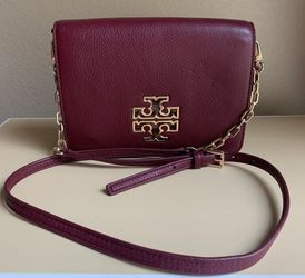 TORY BURCH BRITTEN LEATHER CROSSBODY BAG