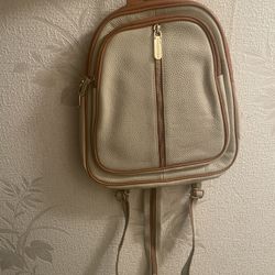 Valentina Backpack Purse leather in perfect condition made in Italy