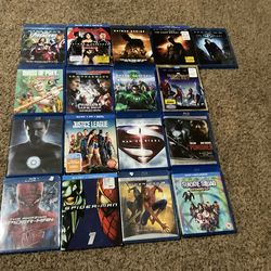 17 Marvel & DC superhero Blu-ray movies Batman, Spider-Man, Ironman, Avengers, Guardians of the Galaxy, etc